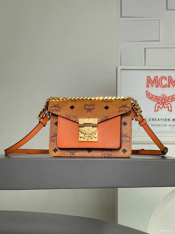 Bags 63749 SmoothTexture MCM Satchel 0705